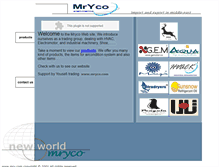 Tablet Screenshot of mryco.com